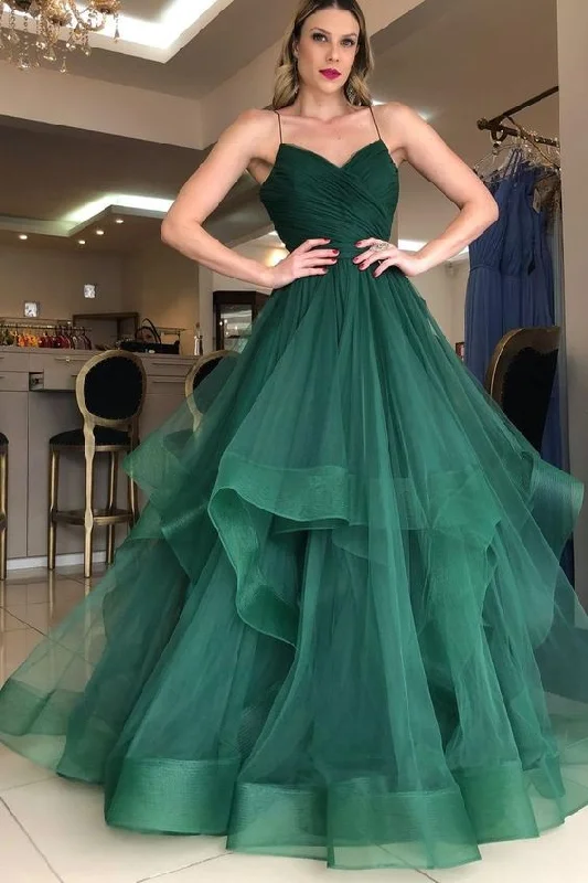 women's eco-friendly dressesEmerald Green Tulle A-Line V Neck Prom Dress,Formal Graduation Dress Y1505 women's eco-friendly dressesEmerald Green Tulle A-Line V Neck Prom Dress,Formal Graduation Dress Y1505