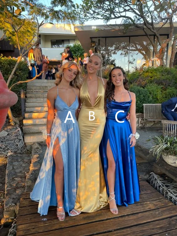 women's wedding guest dressesDifferent Style Prom Dress,Royal Blue A-line V Neck Prom Dress ,Graduation Dress Y1934