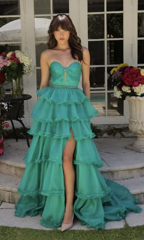 women's work dressesStrapless Prom Ball Gown: Ava Presley 29543