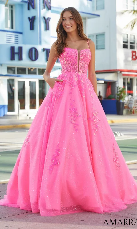High-Neck DressAmarra Long Prom Dress 88574