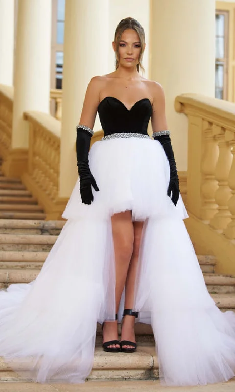 Glamour DressStrapless High-Low Prom Gown: Ava Presley 28601