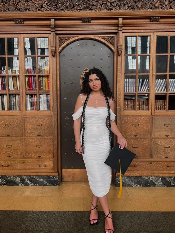women's midi dressesWhite Sleeveless Graduation Dress,White Formal Dress,White Tea Length Prom Dress  Y2006