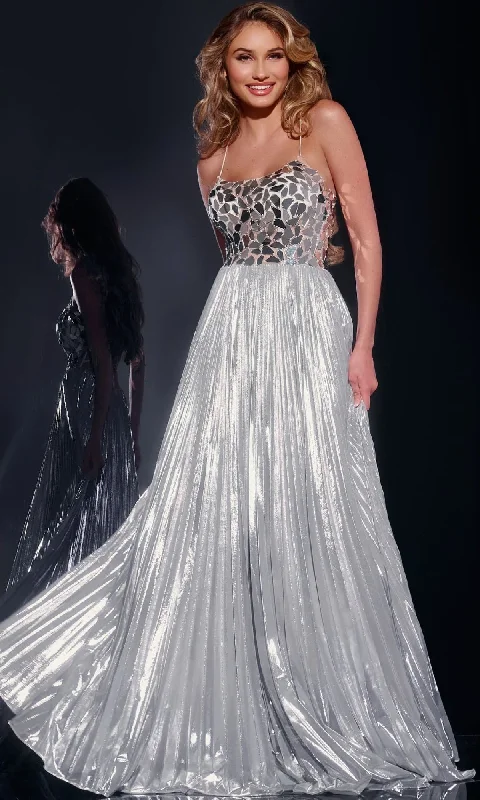 Flowy DressLong Prom Dress: Jovani 41117