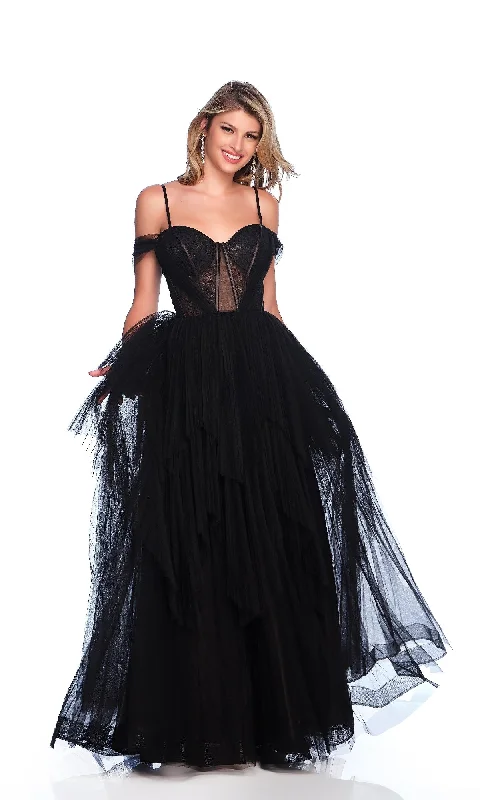 Animal Print DressSheer-Corset Prom Ball Gown: Dave & Johnny 11854