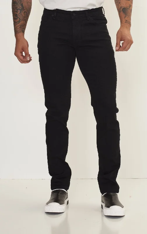 Relaxed-Fit Men's JeansFitted Tapered Jeans - Black