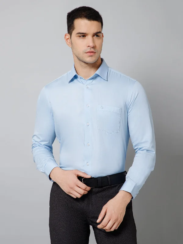 Men's Organic Cotton Shirts for Eco-ConsciousnessMen's Light Blue Party Plain Full Sleeve Shirt Men's Organic Cotton Shirts for Eco-ConsciousnessMen's Light Blue Party Plain Full Sleeve Shirt