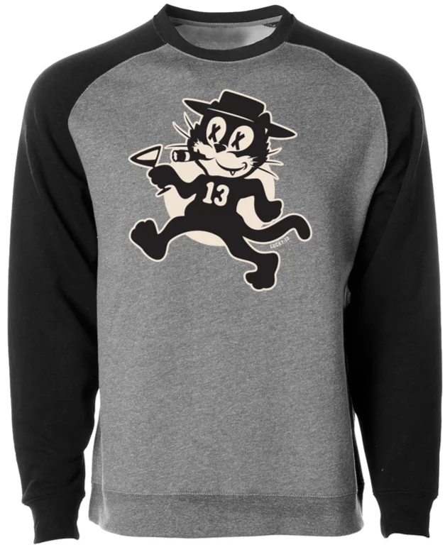 Men's Coats with Snap ButtonsThe TOMCAT Raglan Sweatshirt