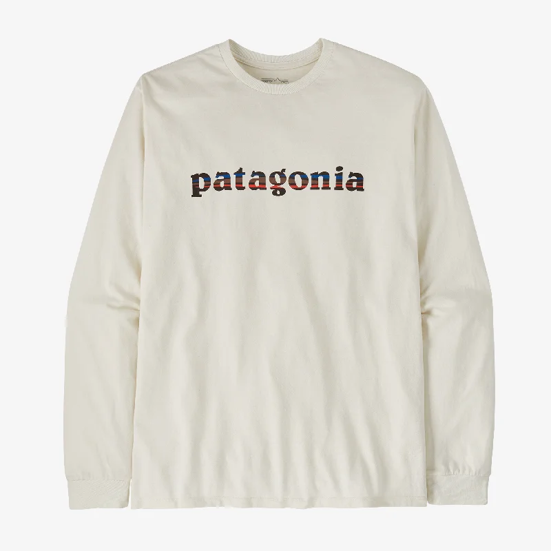 Men's Shirts with Embellished SleevesMen's Long-Sleeved '73 Text Logo Responsibili-Tee®