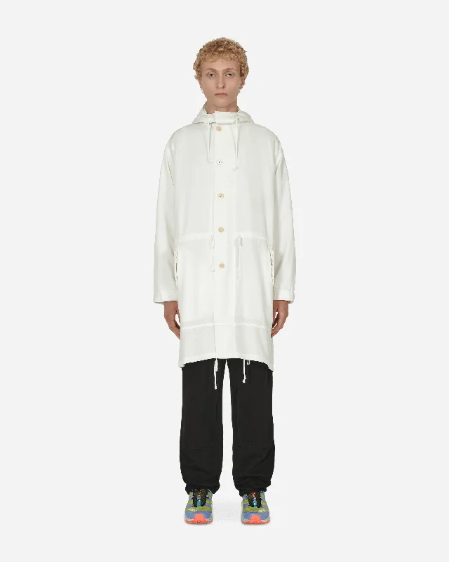 Men's Coats without LiningEngineer Tarpaulin Cross Coat White