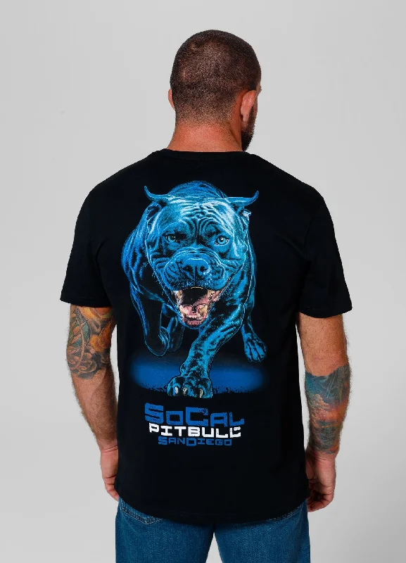 Men's Shirts with Embellished HemlinesT-Shirt In Blue