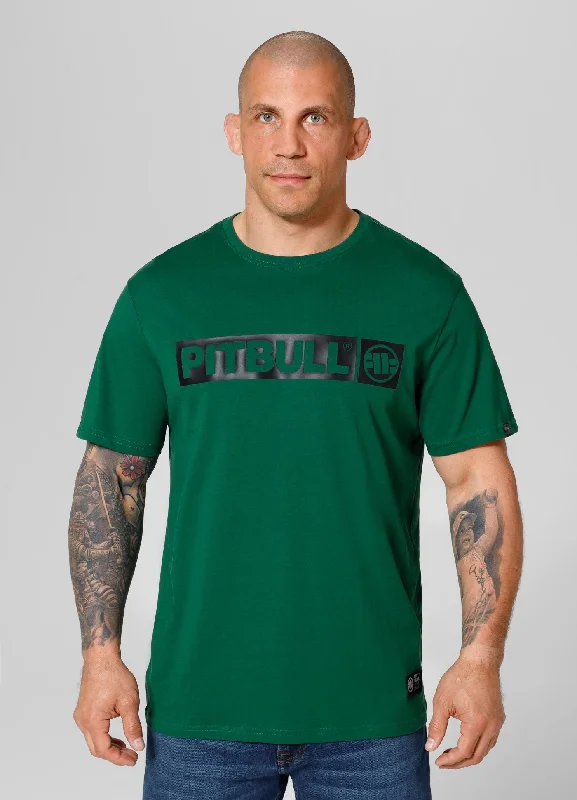 Men's Shirts with Graphic SleevesMen's T-Shirt HILLTOP - Leaf green