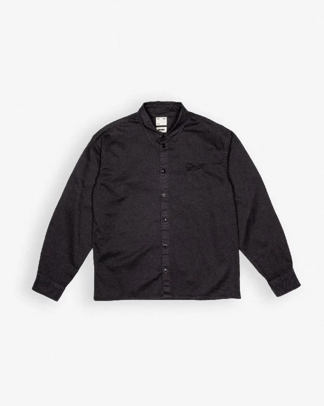 Men's Slim-Fit Shirts for a Flattering ShapeWorkshirt Fine Broken Twill Asphalt