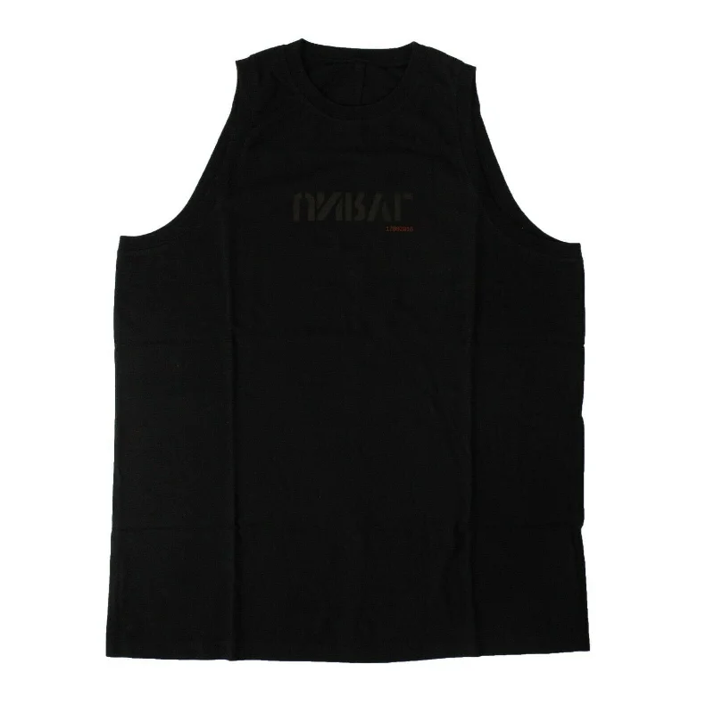 Striped Men's TopsUnravel Project Oversized Tank Top - Black