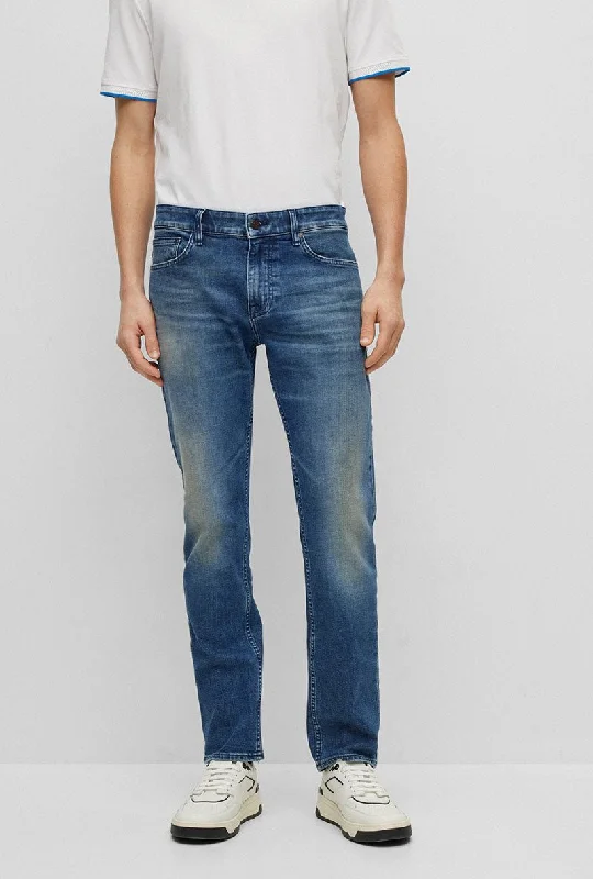 Men's Pants with Reflective Stripes for SafetyBOSS DELAWARE SLIM FIT JEANS