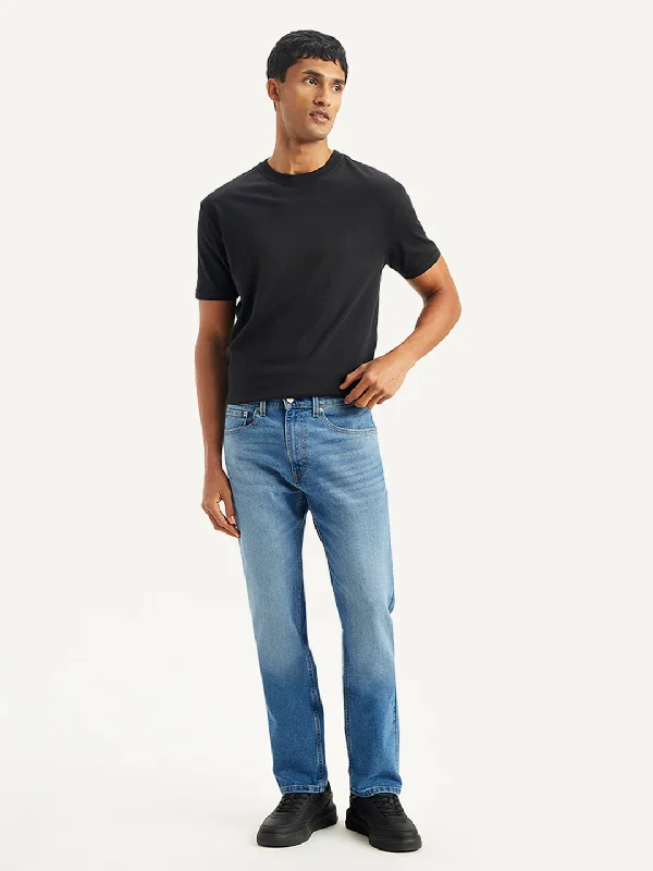 Cool Men's JeansMen's 505 Solid Blue Jeans