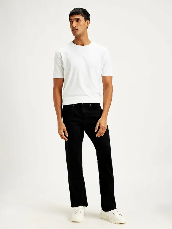 Men's Jeans in Different ColorsMen's 527 Slim Bootcut Fit Black Jeans