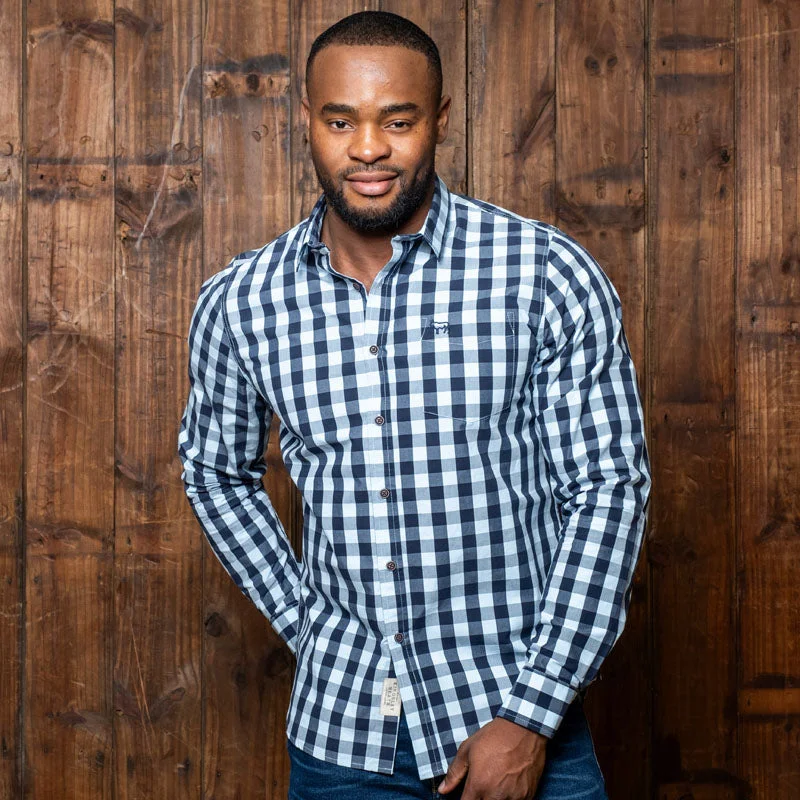 Men's Long-Sleeve Shirts for Year-Round WearCeres Lunching Muscle Fit Shirt Sky