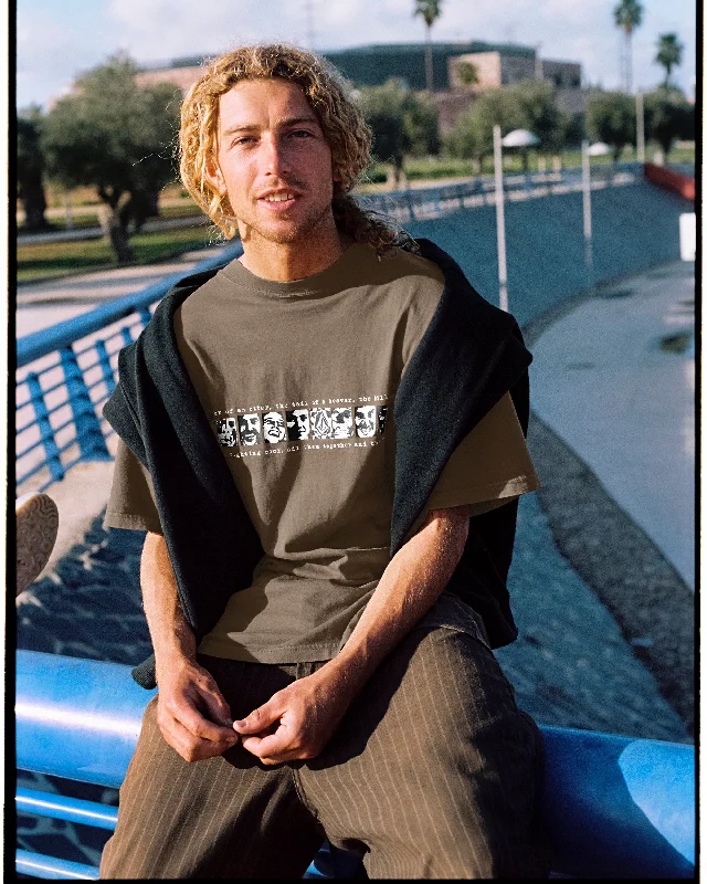 Dark Wash Men's JeansSkate Vitals Remy Stratton Short Sleeve Tee  - Dark Earth