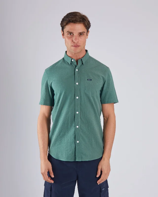 Men's Collared Shirts for Formal OccasionsSelleck SS Shirt Dark Forest