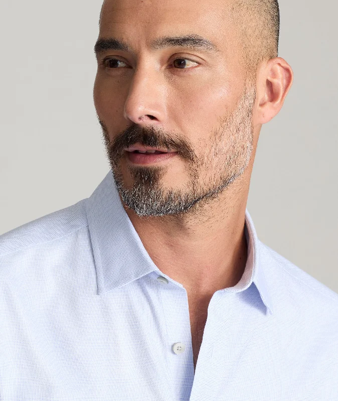 Men's Striped Long-Sleeve Shirts for a Maritime FeelItalian Wrinkle-Free Douglas Shirt