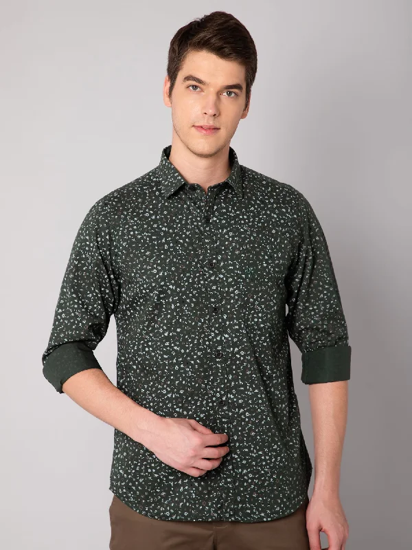 Men's Limited Edition Shirts for ExclusivityMen's Dark Green Casual Floral Print Full Sleeve Shirt Men's Limited Edition Shirts for ExclusivityMen's Dark Green Casual Floral Print Full Sleeve Shirt