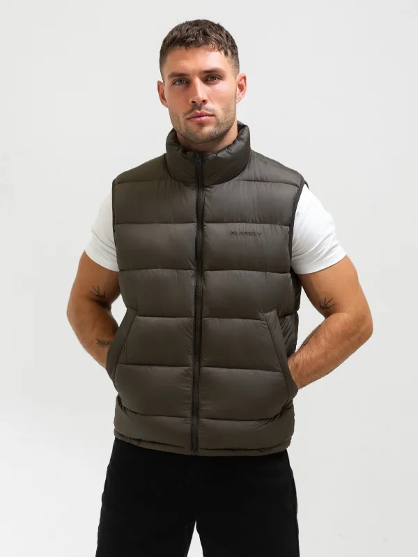 Elegant Men's Wool CoatsUltimate Gilet - Slate