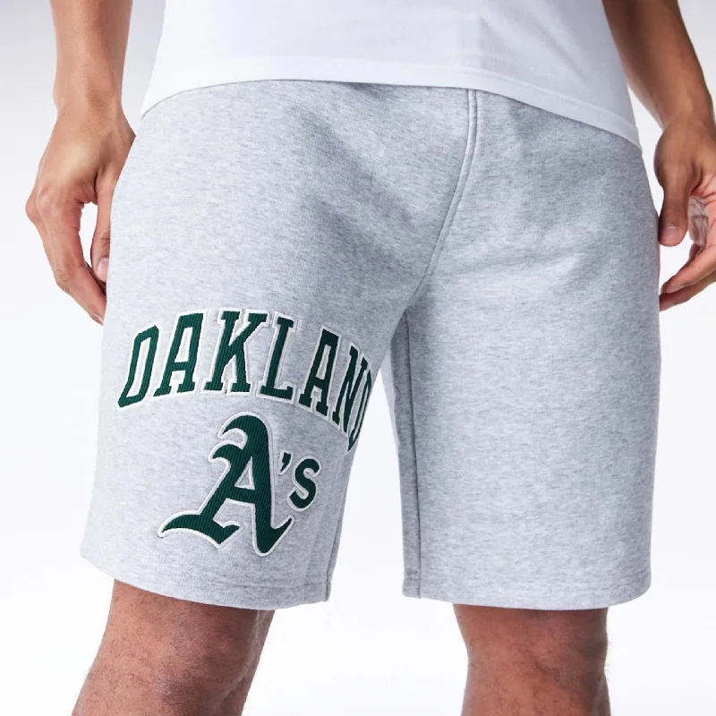 Men's Swim Trunks for SwimmingOakland Athletics MLB Lifestyle Grey Shorts