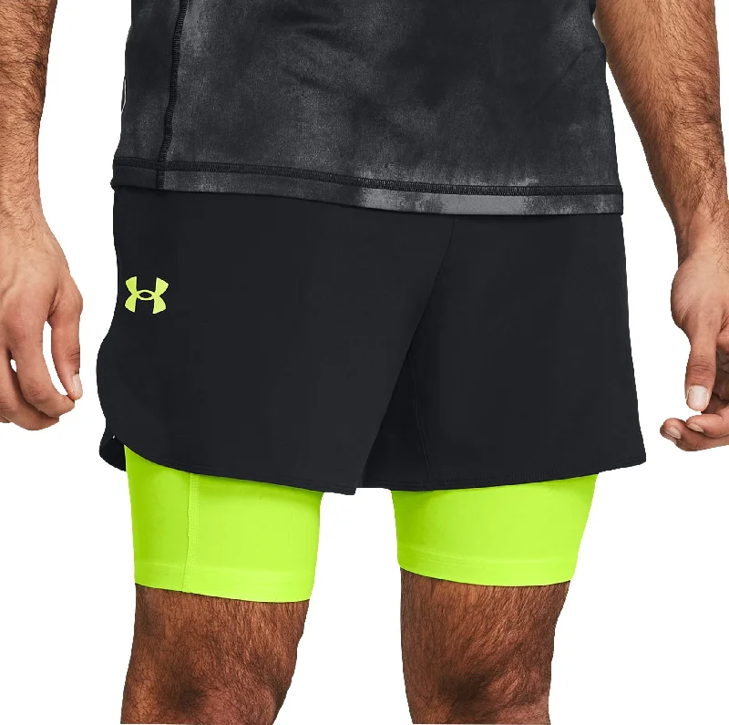 Men's Pants with Zippered PocketsUnder Armour Vanish Elite 2 In 1 Mens Running Shorts - Black Men's Pants with Zippered PocketsUnder Armour Vanish Elite 2 In 1 Mens Running Shorts - Black