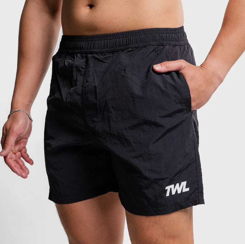 Men's Pants with UV ProtectionTWL - MEN'S EVERYDAY SHORTS - BLACK