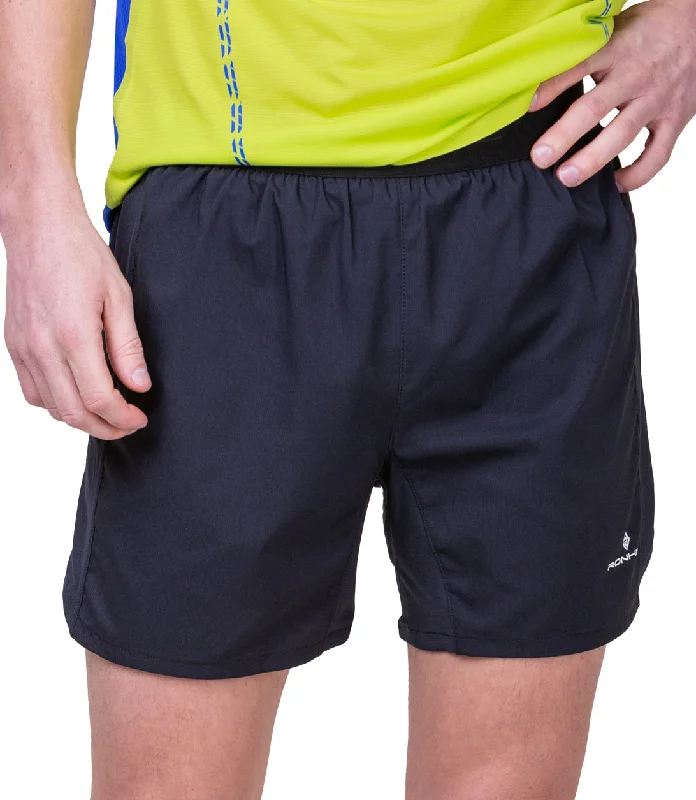Men's Relaxed-Fit Pants for ComfortRonhill Tech 5 Inch Mens Running Shorts - Black