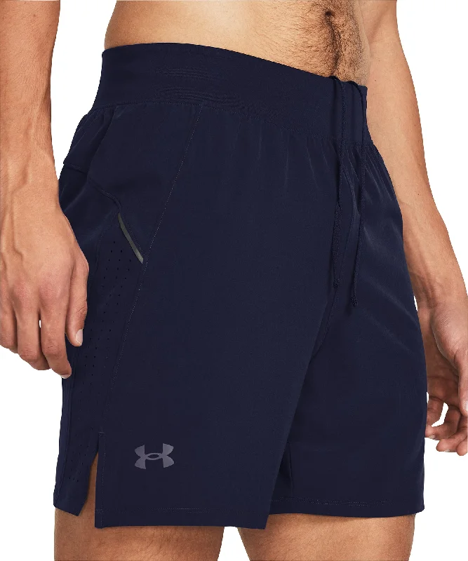 Men's Pants with UV ProtectionUnder Armour Launch Elite 7 Inch Mens Running Shorts - Blue Men's Pants with UV ProtectionUnder Armour Launch Elite 7 Inch Mens Running Shorts - Blue