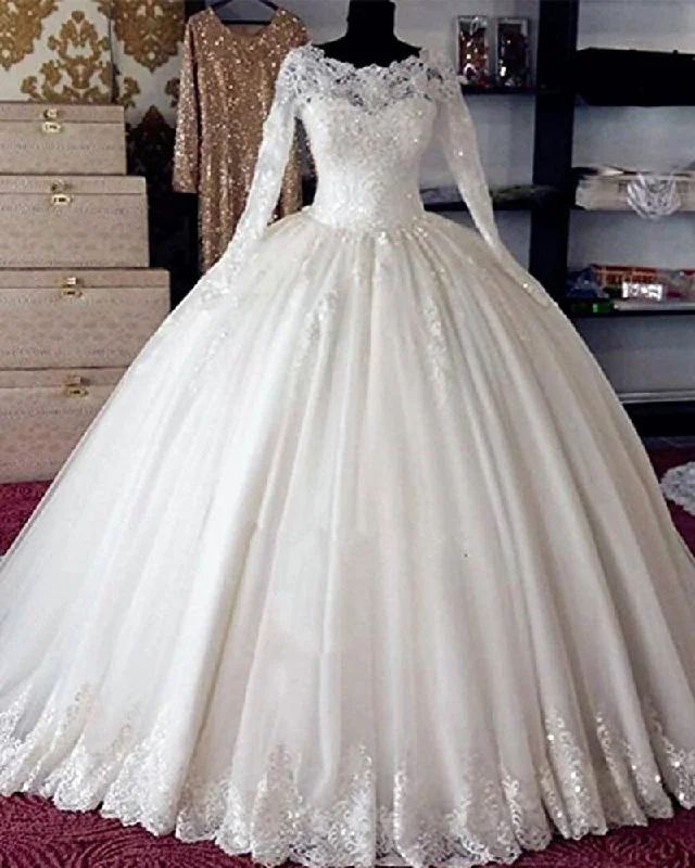 women's business casual dressesVintage Wedding Gown with Long Sleeves Lace Ball Gown Bride Dress for Women Vestido De Novia 2020 WD0627 women's business casual dressesVintage Wedding Gown with Long Sleeves Lace Ball Gown Bride Dress for Women Vestido De Novia 2020 WD0627