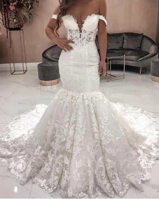 women's luxury dressesFashion New Women Wedding Gown Mermaid Style Lace Bridal Dresses Mariee De Robe 2020 WD0509 women's luxury dressesFashion New Women Wedding Gown Mermaid Style Lace Bridal Dresses Mariee De Robe 2020 WD0509