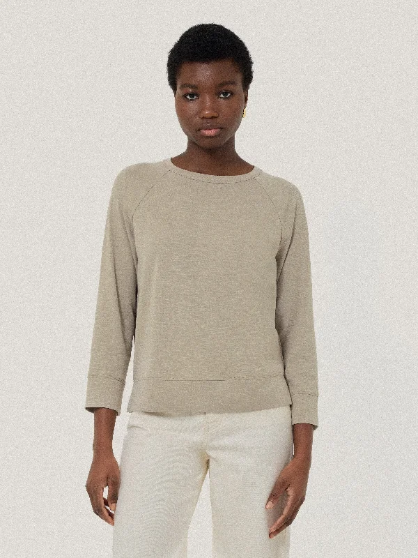 Men's Shirts with Moisture-Wicking FabricCotton Luxe Raglan Tee | Grey