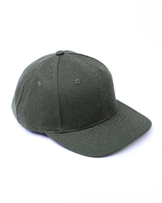 New Arrival Men's Jeans6 Panel Hat | Army Green Canvas