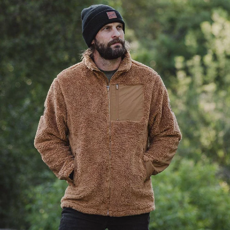 Unique Men's Flight JacketsMen's Standard Issue Sherpa Fleece - Coyote