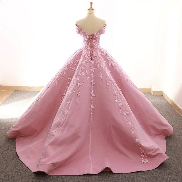 Ruffled Hem DressBallerina Pink Off Shoulder Sweetheart Puffy Pleated Evening Formal Dress Ruffled Hem DressBallerina Pink Off Shoulder Sweetheart Puffy Pleated Evening Formal Dress