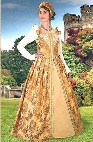 High-Neck DressAnjou Gown