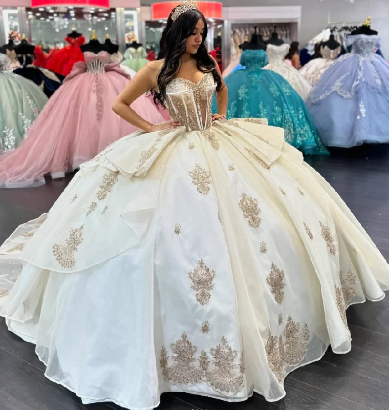 women's lace-up dressesChampagne Sweetheart Neck Corset Rhinestone Tulle Ball Gown Sweet 16 Dress Quinceanera Dress SH2126 women's lace-up dressesChampagne Sweetheart Neck Corset Rhinestone Tulle Ball Gown Sweet 16 Dress Quinceanera Dress SH2126