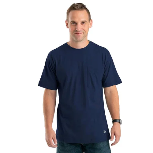 Men's Shirts with Button-Down PocketsPerformance Short Sleeve Pocket Tee