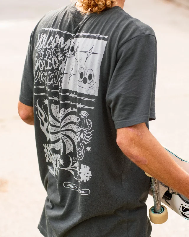 Dark Indigo Men's JeansSystem Error Short Sleeve Tee - Stealth