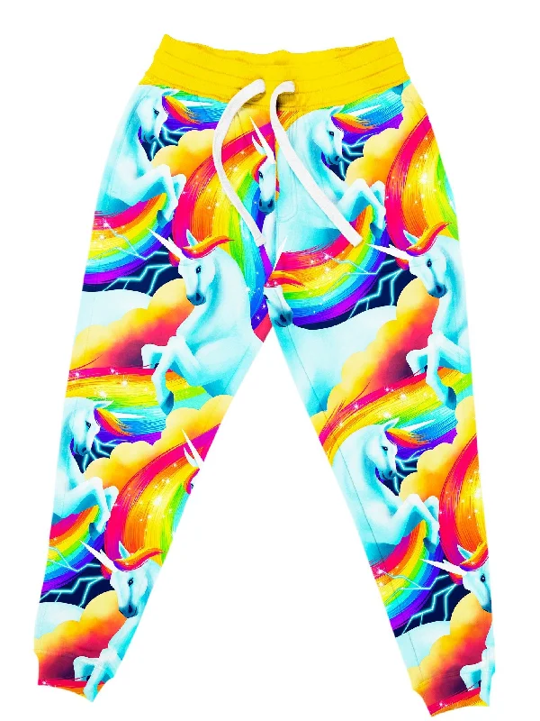 Men's Pants with Contrast StitchingUnicorn Sherbet Unisex Joggers