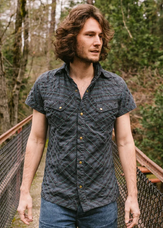Men's Relaxed-Fit Shirts for Casual ComfortStriped Gayya Shirt - Blue