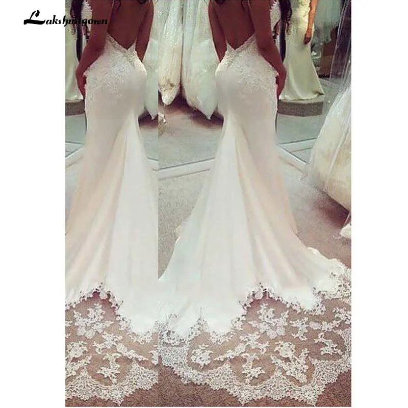 women's custom dressesRoycebridal Spaghetti Lace Sleeveless Wedding Gown Lace Appliques Boho Wedding Dress Backless Sexy robe de mariee Wedding Party gowns women's custom dressesRoycebridal Spaghetti Lace Sleeveless Wedding Gown Lace Appliques Boho Wedding Dress Backless Sexy robe de mariee Wedding Party gowns