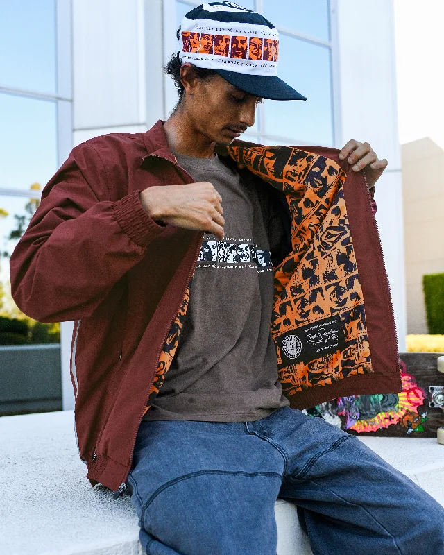 Zip-Fly Men's JeansSkate Vitals Remy Stratton Track Jacket - Merlot
