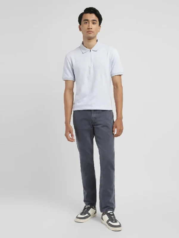 Men's Skinny Jeans with Stretch FabricMen's Blue Straight Fit Jeans