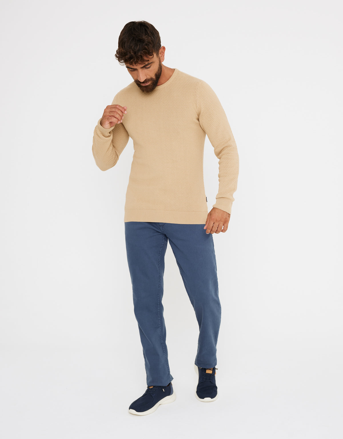 Versatile Men's ShortsPantalón Largo Jean Azul Marino - East