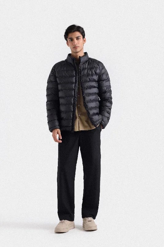 Affordable Men's Winter CoatsMock Neck Puffer Jacket