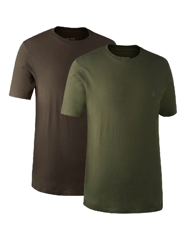 Men's Shirts with Zippered PocketsDeerhunter T-Shirts 2-Pack