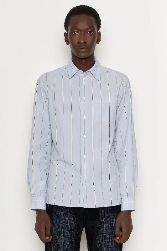 Men's Solid-Color Button-Down Shirts for VersatilityAnother Shirt 3.0 Blue Navy Stripe Men's Solid-Color Button-Down Shirts for VersatilityAnother Shirt 3.0 Blue Navy Stripe